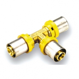 Raccordo Per Multistrato Gas A T - Diam. 16 317-G2657-16