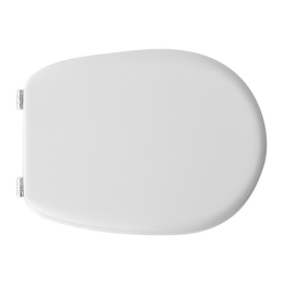 Sedile Wc Per Gravena Vaso Rhonda Forma 6 - Bianco 111-22GRH