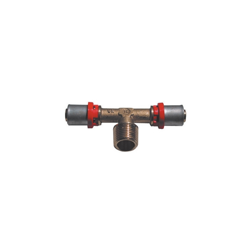 Raccordo Press A T Maschio Per Multistrato - 1"1/4 X 40 317-1658-0740