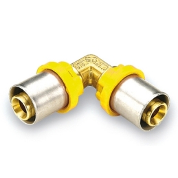 Raccordo Per Multistrato Gas Curvo Doppio - Diam. 20 317-G2653-20