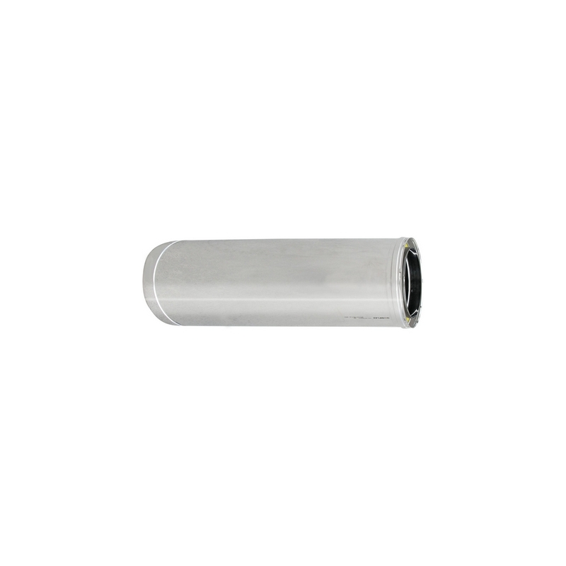 Tubo Acciaio Inox 316l Doppia Parete Mt 0.50 - D. Int. 80 - D. Est. 130 412-C761-080130