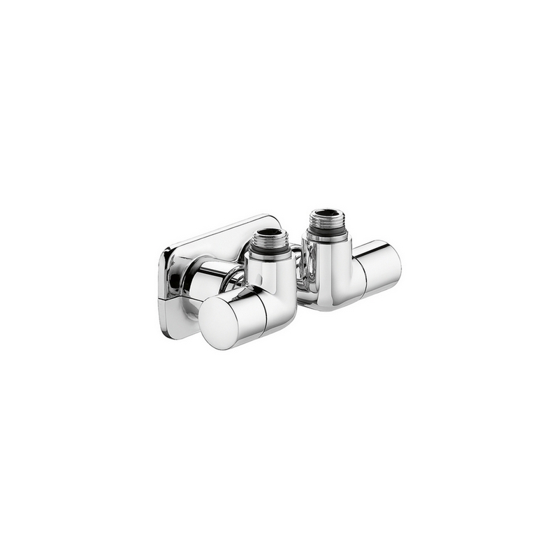 Valvola Termostatizzabile Detentore A Doppia Squadra Versione Dx - 1/2" 23 P.1,5 Bianco 323-4003-11