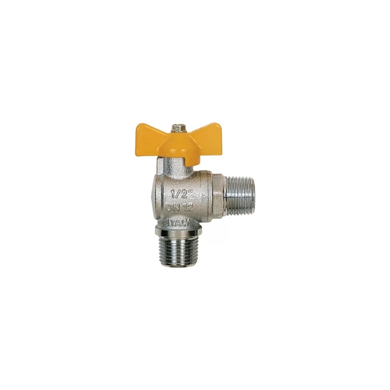 Valvola A Sfera A Squadra Gas Mm - 1/2" Dn 15 424-604-04