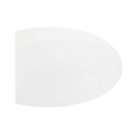 Sedile Wc In Termoindurente Disegno Ceramica Ovo Forma 4 - Bianco - Soft Close 111-2355-S