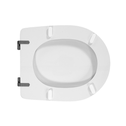 Sedile Wc Per Incea Vaso Nube Forma 6 - Bianco - Cerniere A Passanti 111-22INB-33