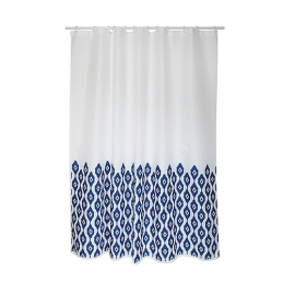 Tenda Per Doccia In Tessuto Poliestere Ikat - Cm 180x200 102-ST41-180