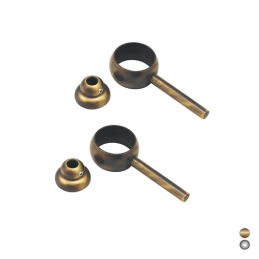 2 Pz Anelli Reggitubo - Bronzo 182-R5095-BR