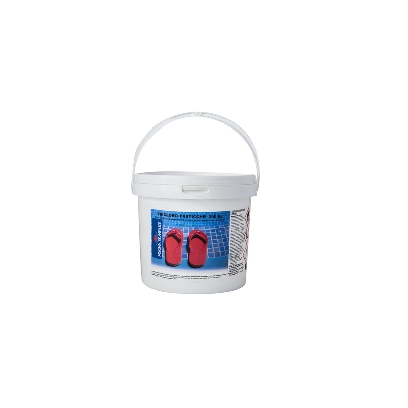 Tricloro Pastiglie Da 200gr Per Piscine - 1 Kg 244-L1212-01