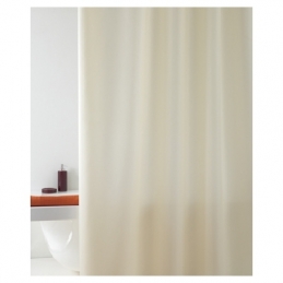 Tenda Per Doccia 2 Lati In Tessuto Cm. 180 X 200 Mod. Beige - - 102-0520