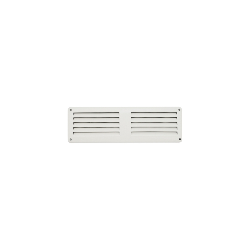 Griglia Da Sovrapporre In Metallo Con Rete L. 200 X H. 60 Mm - Bianco 411-4011-BI