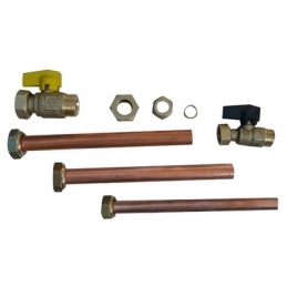 Kit Idraulico 2 Rubinetti Per Caldaia Incasso - - 410-XR3318186