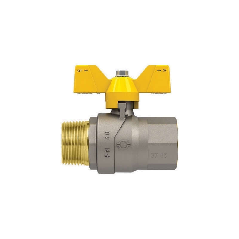 Valvola A Sfera Gas Con Farfalla Futurgas Mf - 1/2" Dn 15 424-5301-04