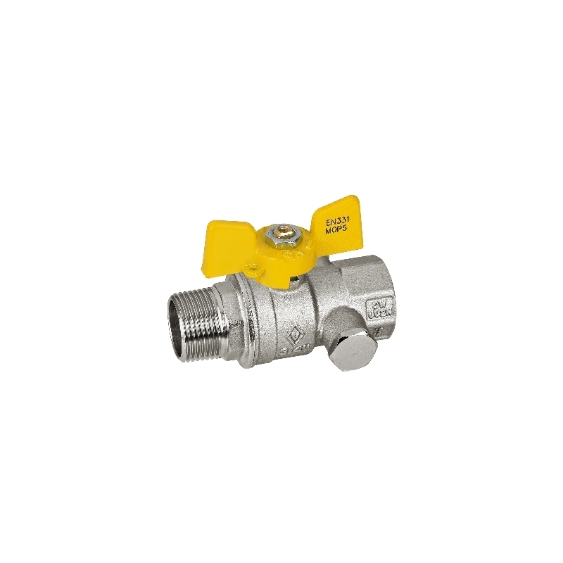 Valvola A Sfera Per Gas Mf Con Presa Di Pressione - 1/2" Dn 15 424-9013-04