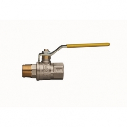 Valvola A Sfera Per Gas A Passaggio Totale Fil. Mf Con Leva In Acciaio - 1"1/2 Dn 40 424-R6274-08