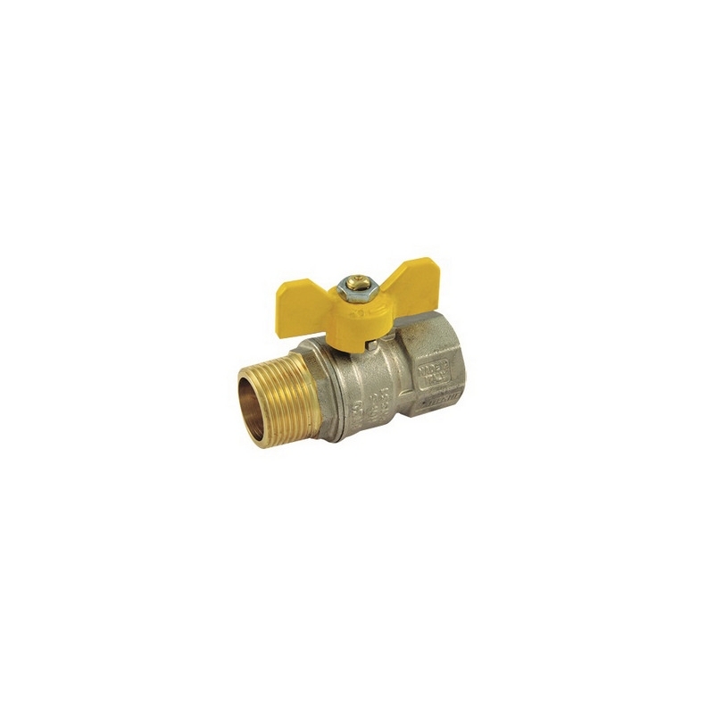 Valvola A Sfera Per Gas Mf Con Leva Farfalla - 1/2" Dn 14 424-T2371G-04