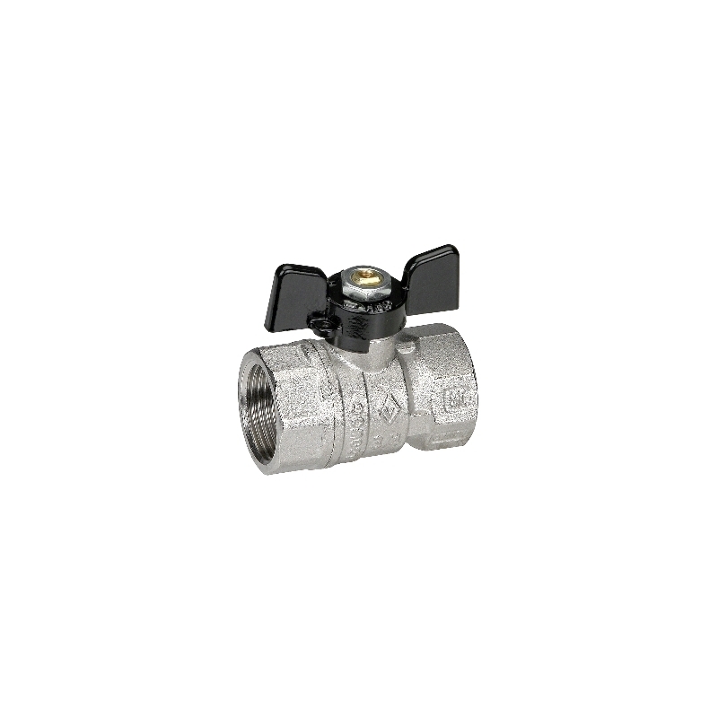 Valvola A Sfera Ff Con Farfalla - 1/2" Dn 15 F-brico 354-A602-F04