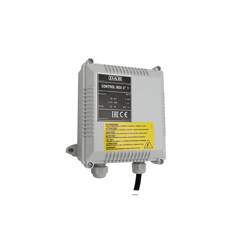 Quadro Elettrico Per Sommersa - 2 Hp 40 Uf 356-DSBOX4-020