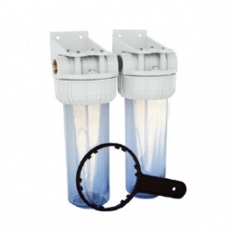 Filtro Per Acqua In Plastica Duplex - 10" - Att. 1" 353-E244-1006